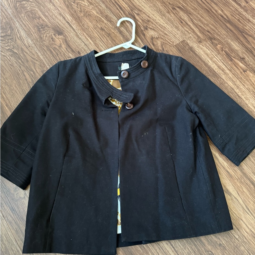 J. Crew Black Twill Jacket